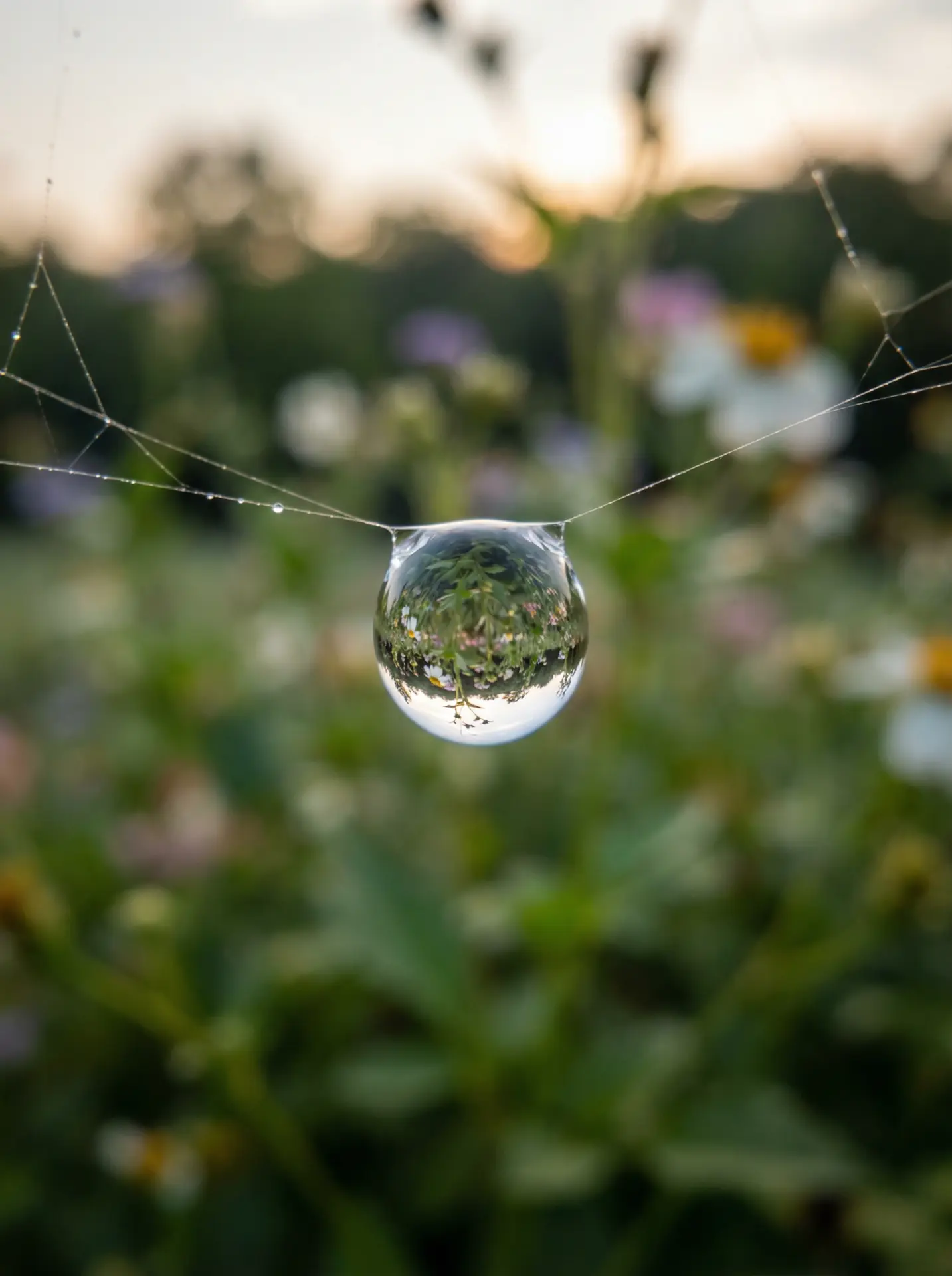 爱液官网登录无需下载百度 精选 - 蛛网露珠微距摄影